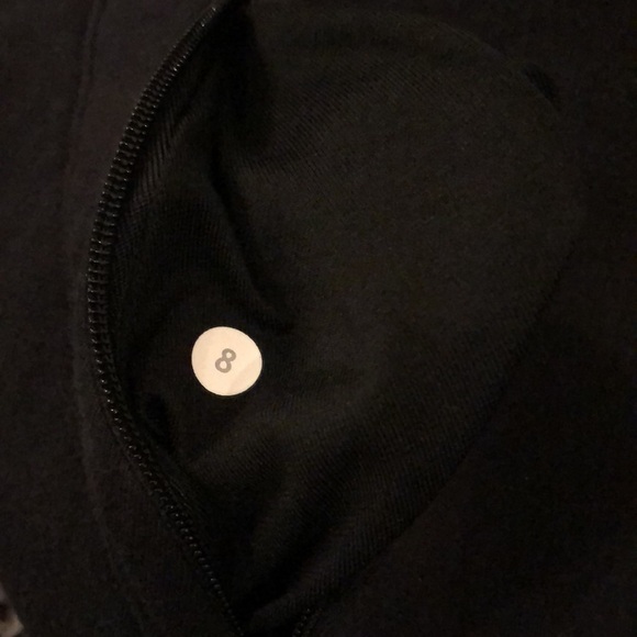 LULULEMON black shirt sleeve pullover sweatshirt - Picture 7 of 8